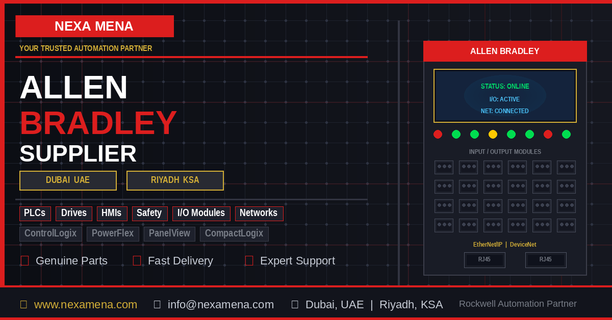 Allen Bradley Supplier in Dubai and Riyadh