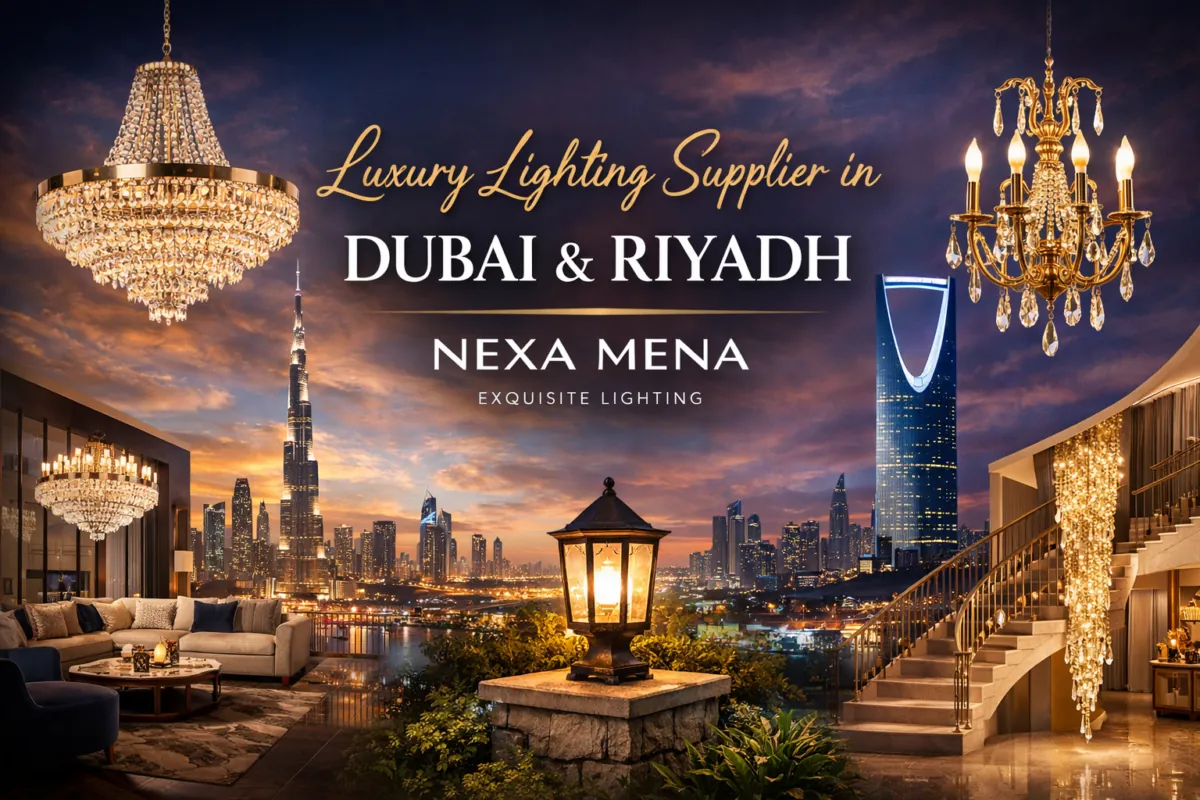 Luxury Lighting Supplier in Dubai, Riyadh