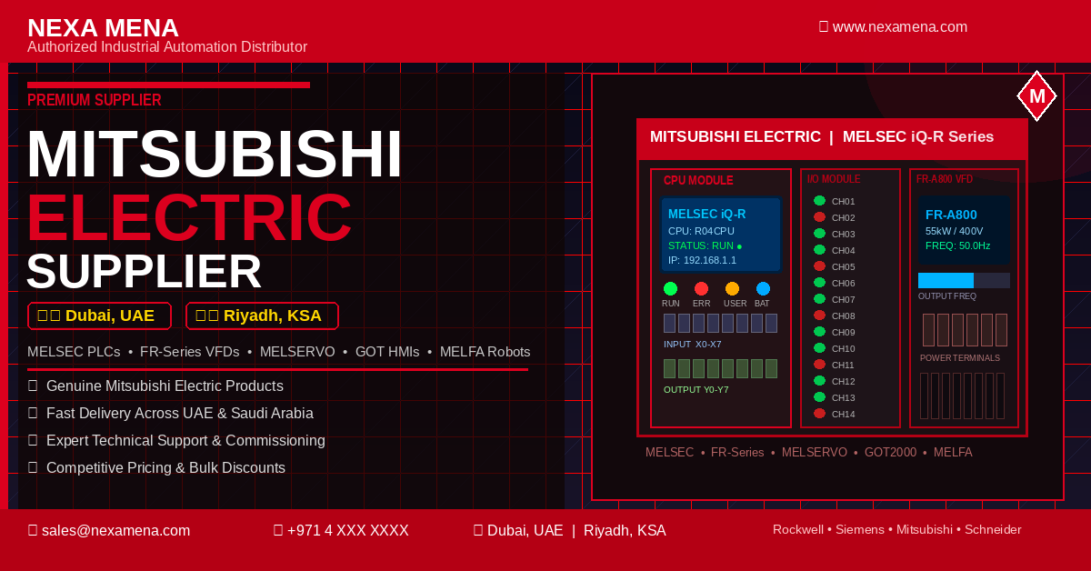 Mitsubishi Electric Supplier in Dubai & Riyadh